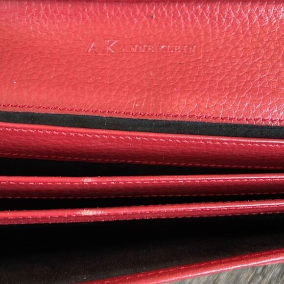 Ann Klein Leather Travel/Document Case aeauC - Picture 5 of 7